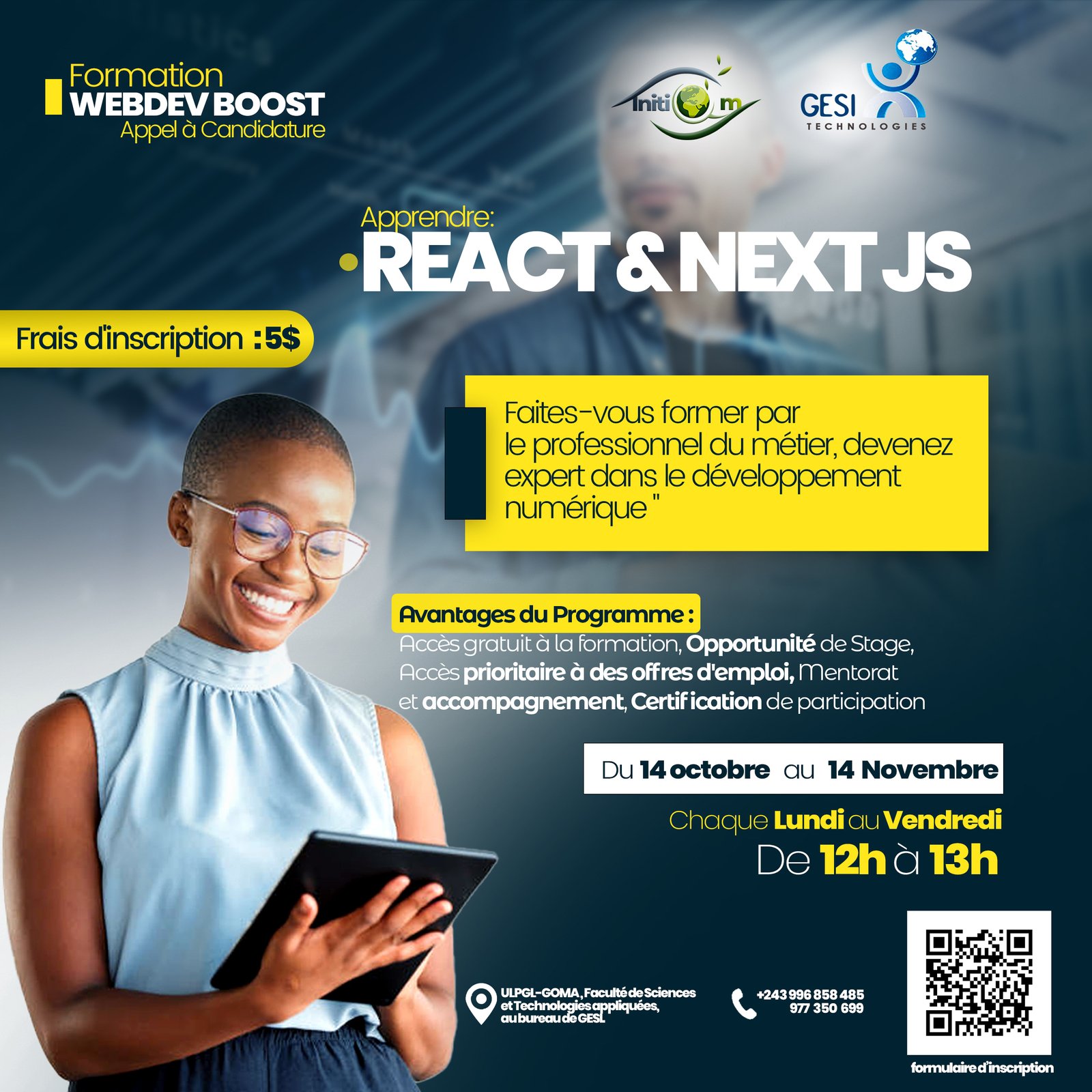 WebDev Boost : Formation en Programmation Web avec Next.js et React